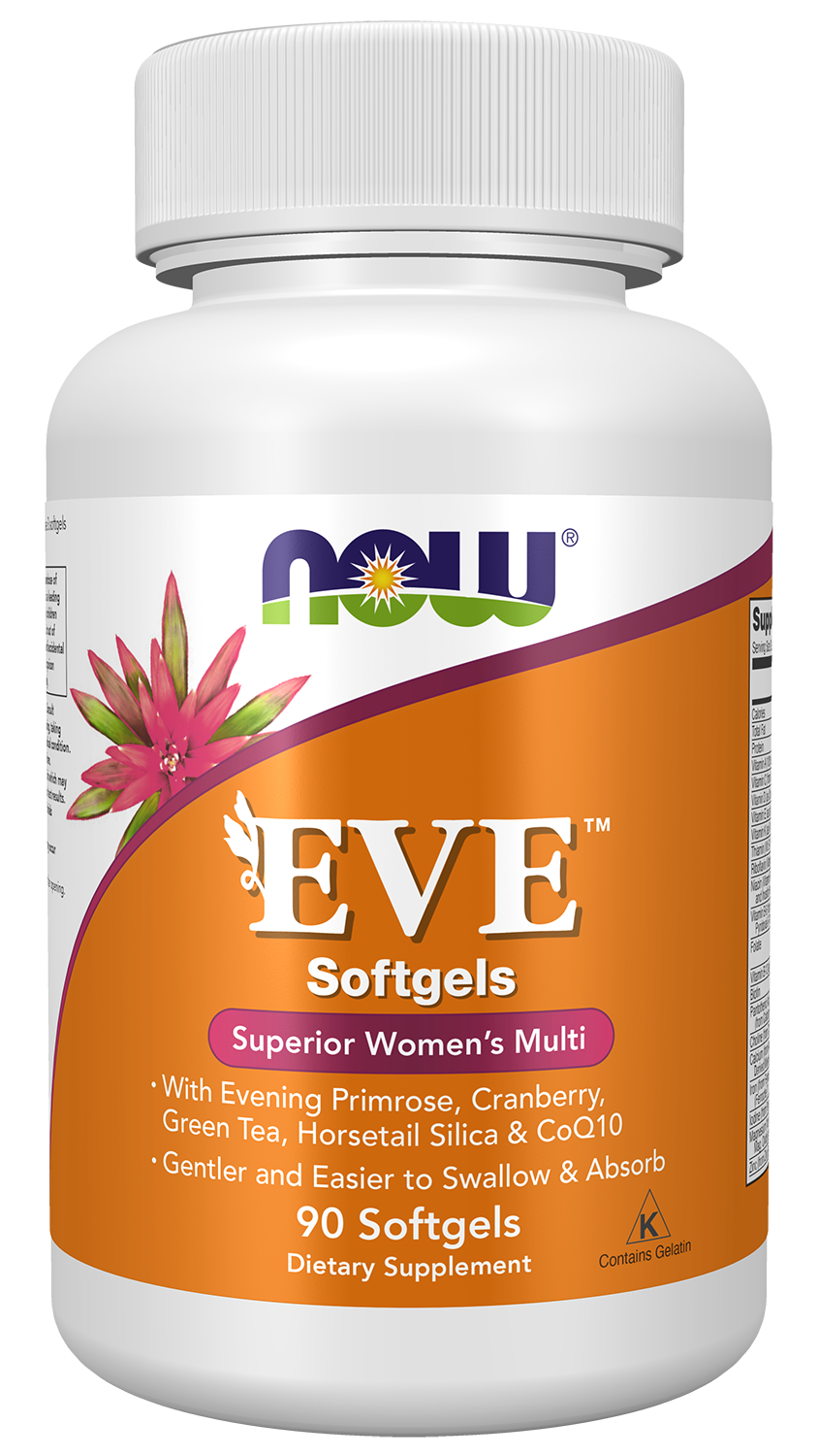 NOW Foods Eve Women's Multi 90 gels — Eve Women's Multi 90 gels hero