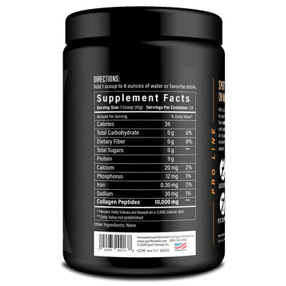 Sport Formula Collagen Peptides Powder 28 serving — Collagen Peptides Powder 28 serving facts