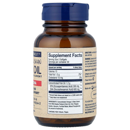 Wiley's Finest Wiley's Peak DHA 60 — Wiley's Peak DHA 60 facts