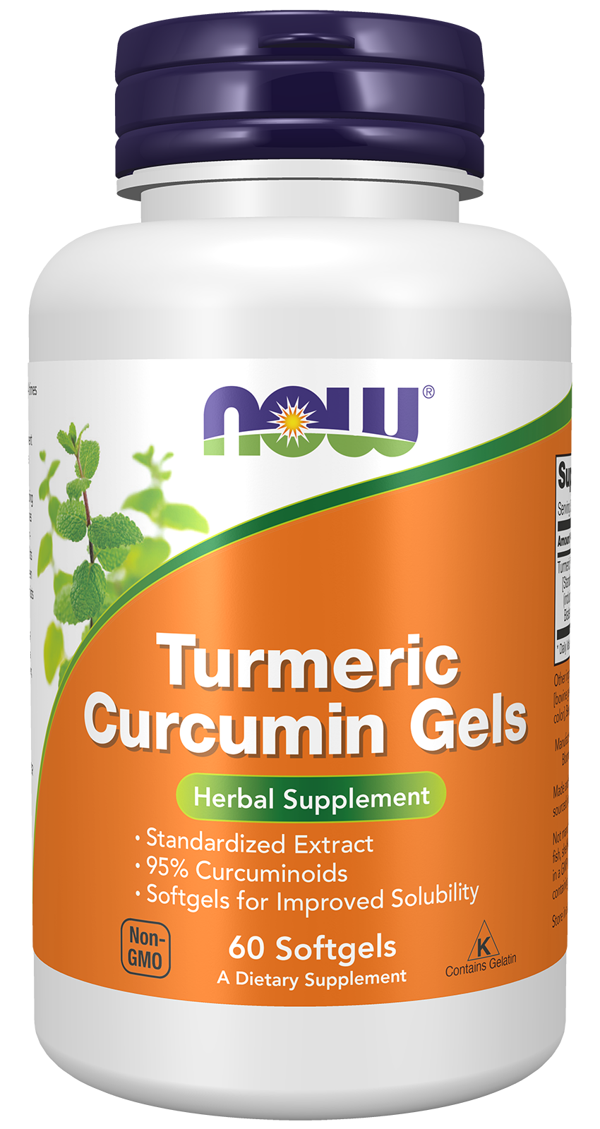 NOW Foods Turmeric Curcumin Gels 60gels — Turmeric Curcumin Gels 60gels hero