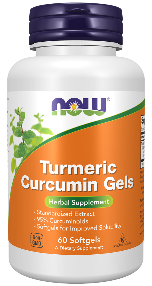 NOW Foods Turmeric Curcumin Gels 60gels — Turmeric Curcumin Gels 60gels hero