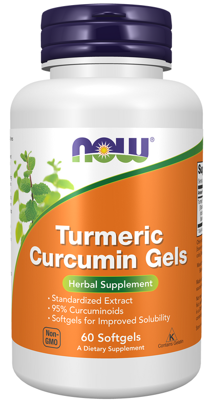 NOW Foods Turmeric Curcumin Gels 90gels — Turmeric Curcumin Gels 90gels hero