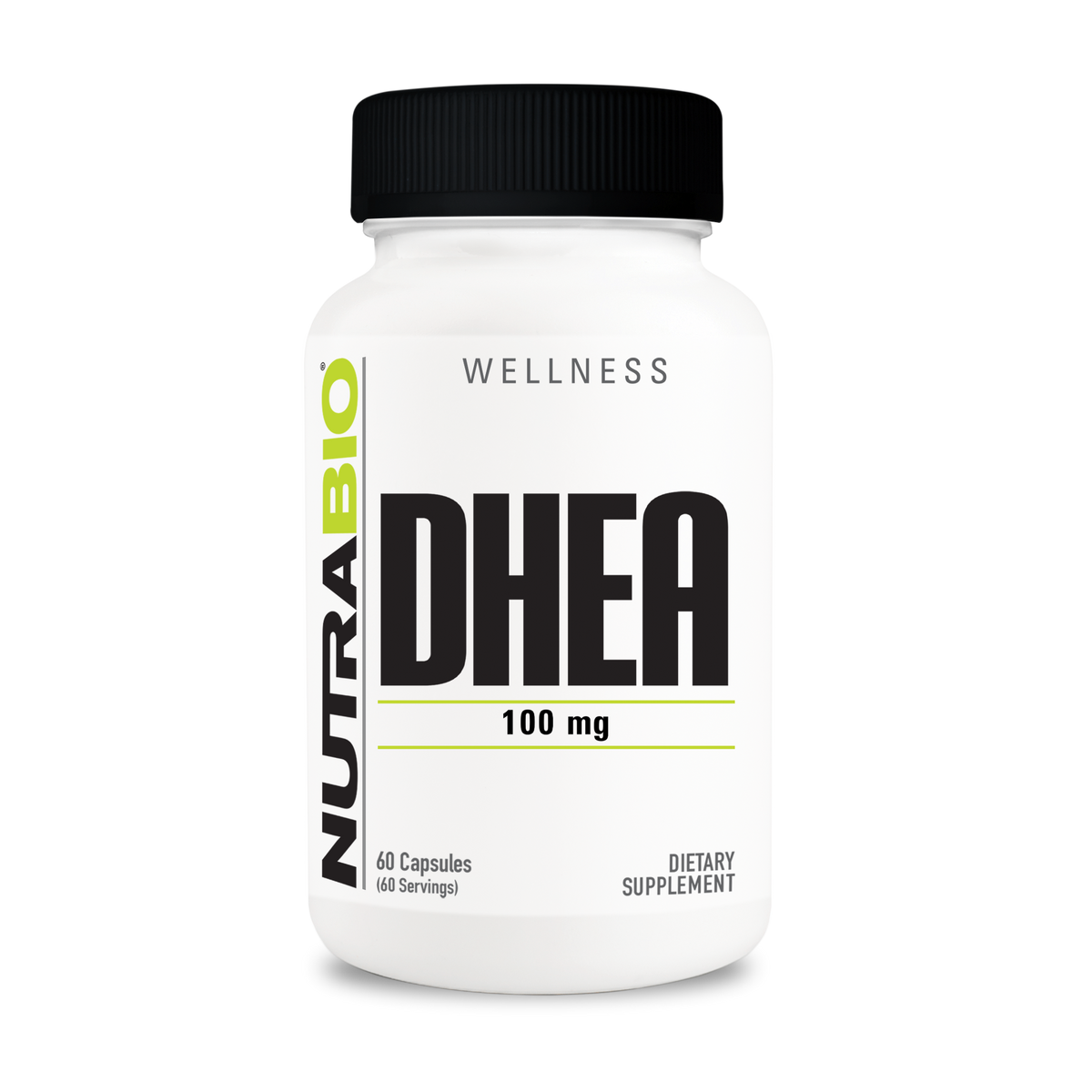 NutraBio DHEA 100mg 60 Capsules — DHEA 100mg 60 Capsules hero