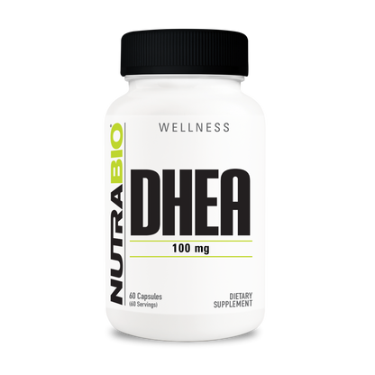 NutraBio DHEA 100mg 60 Capsules — DHEA 100mg 60 Capsules hero