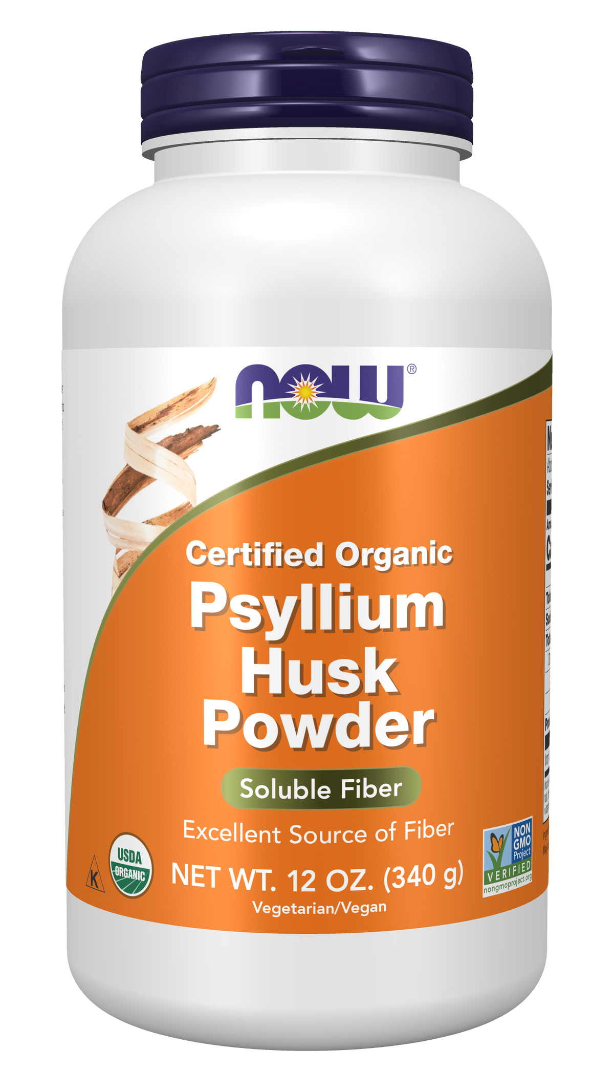 NOW Foods Organic Psyllium Powder 12oz — Organic Psyllium Powder 12oz hero
