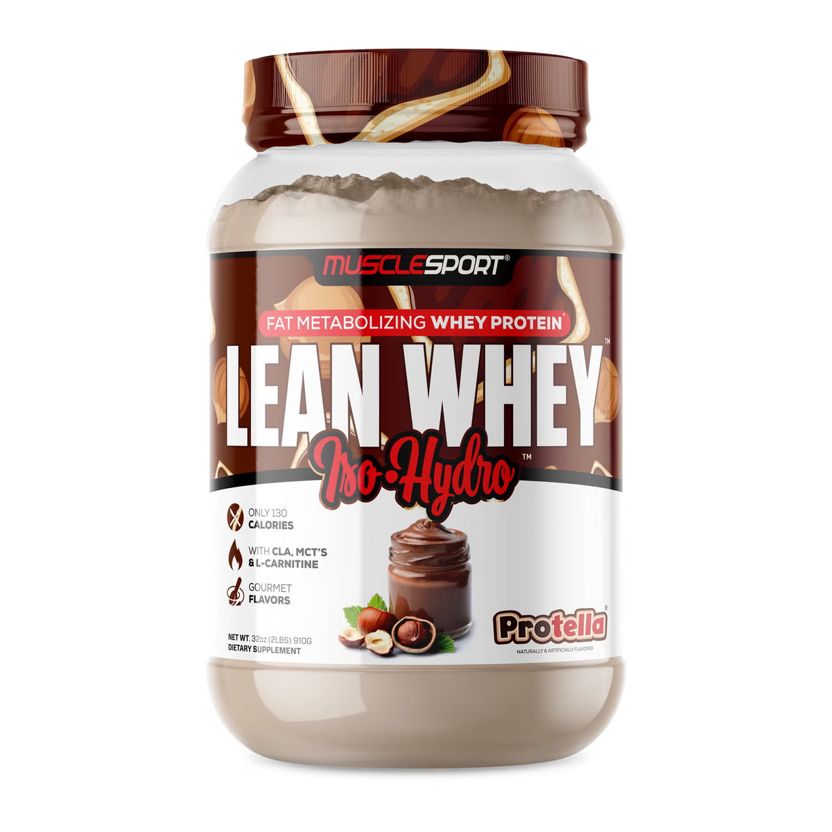 MuscleSport Lean Whey — 2lb Protella hero
