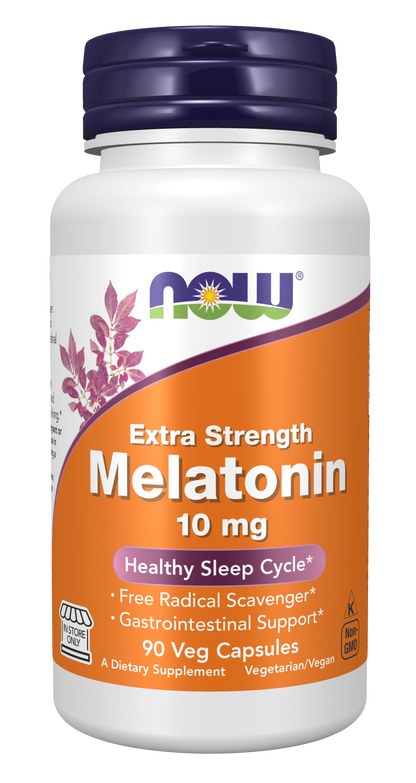 NOW Foods Melatonin — 10mg hero
