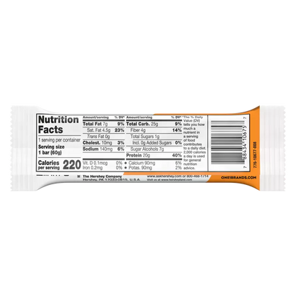 ONE Protein Bars — Maple Glazed Doughnut facts panel