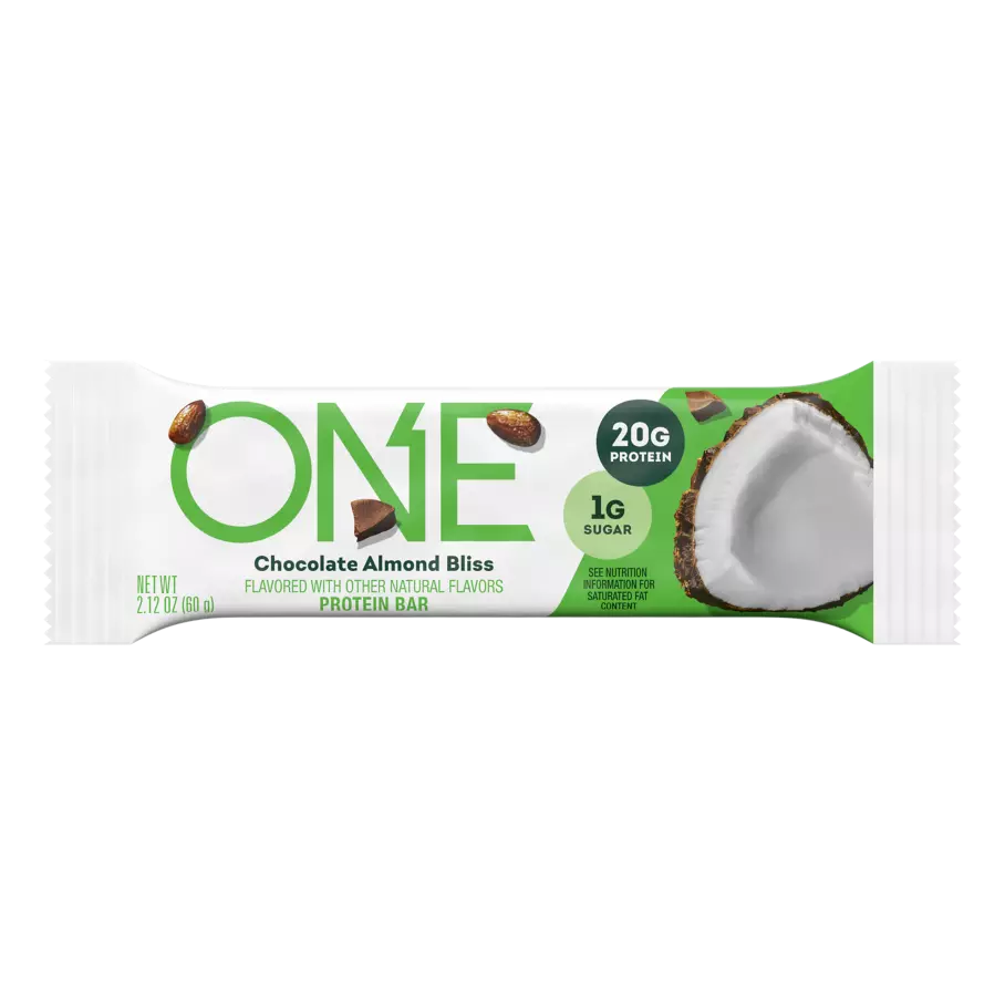 ONE Protein Bars — Almond Bliss front packaging