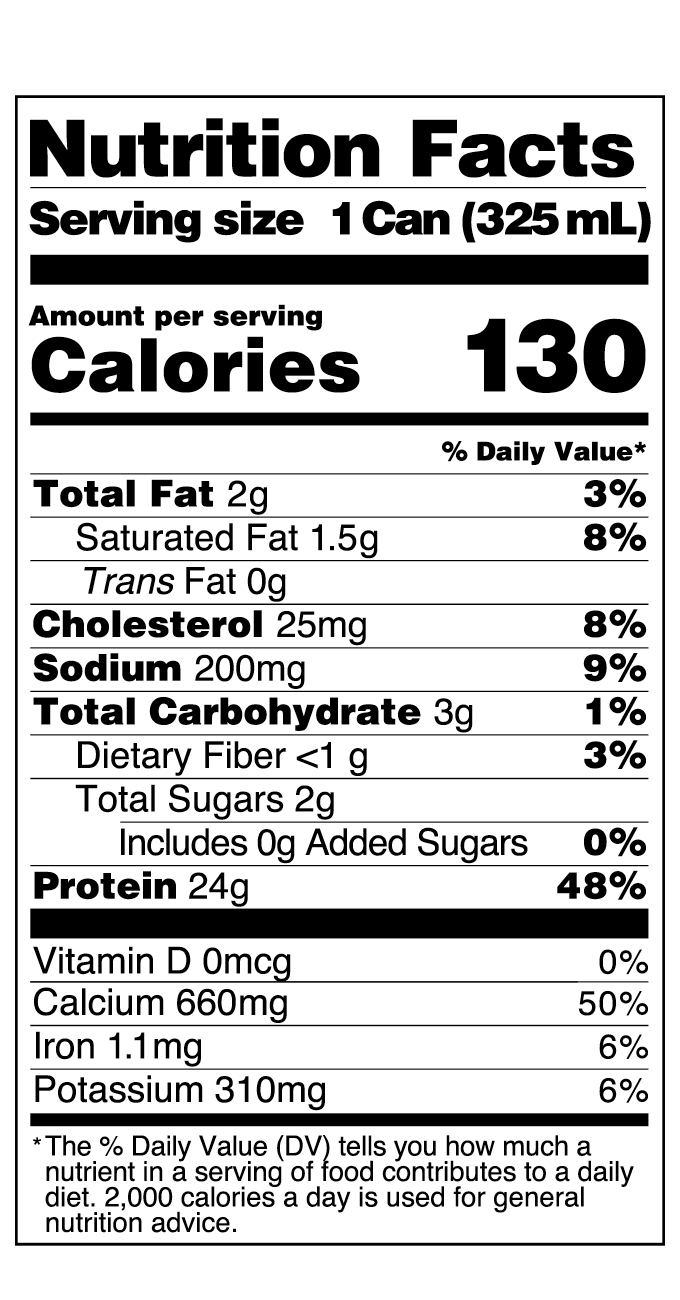 Barebells Milk — Choco facts