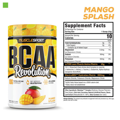 MuscleSport BCAA — Mango hero