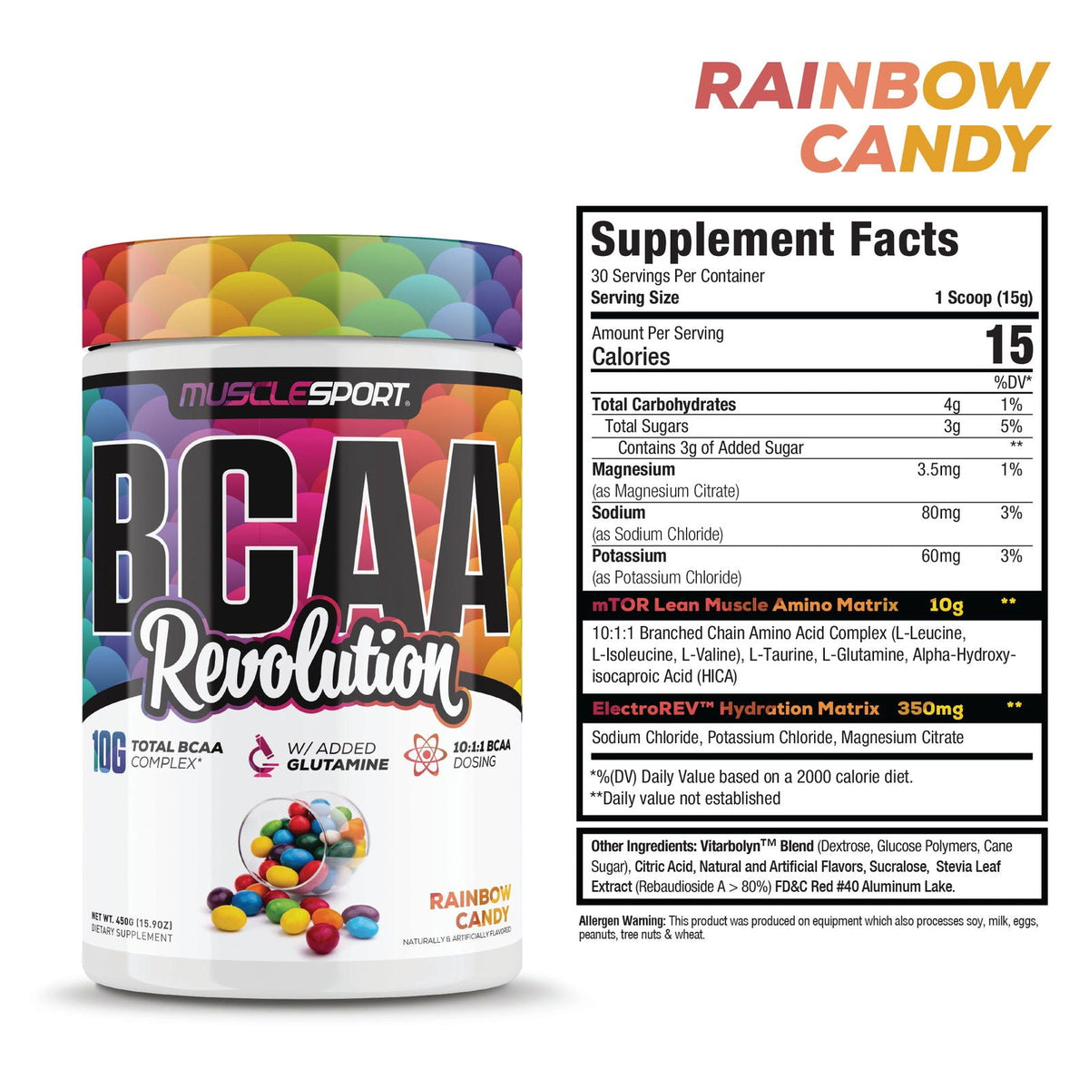 MuscleSport BCAA — Rainbow Candy hero