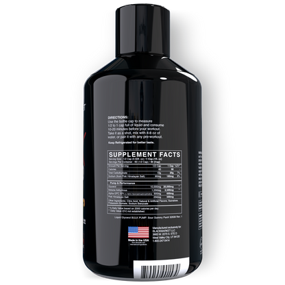 BlackMarket Labs BULK Pump Liquid Glycerol — BULK Pump Liquid Glycerol facts