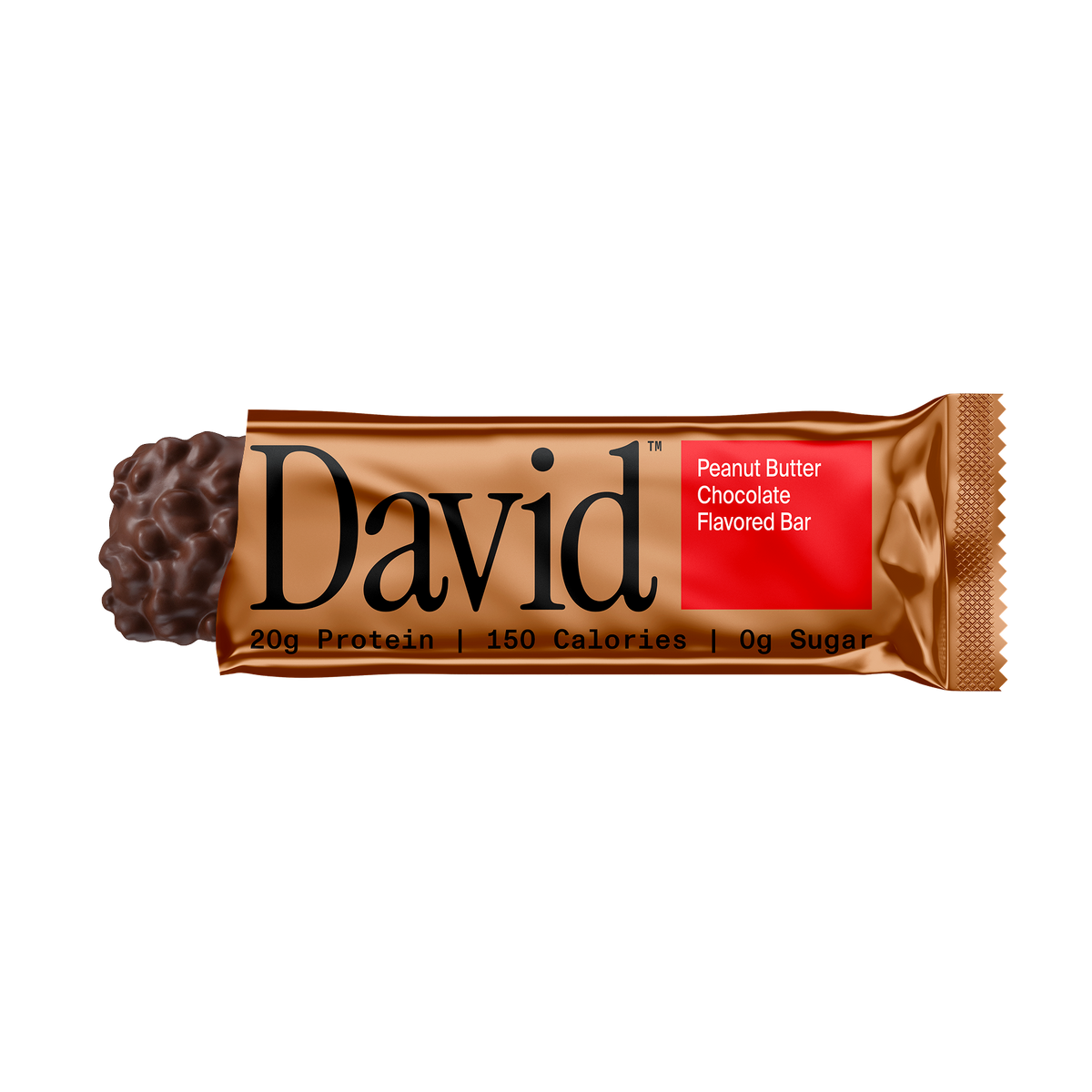 David Protein Bars — Peanut Butter Chocolate front packaging