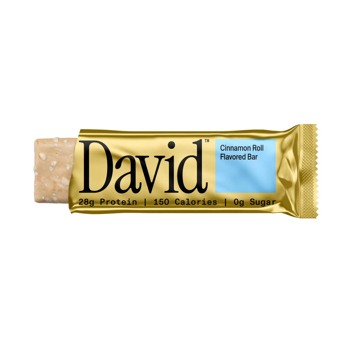 David Gold Protein Bars — Cinnamon front packaging