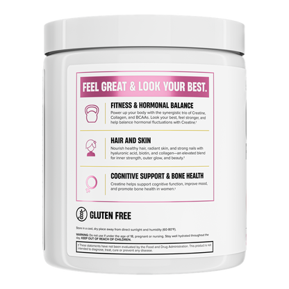 Nutrex Research Creatine for Women — Pink Lemonade support