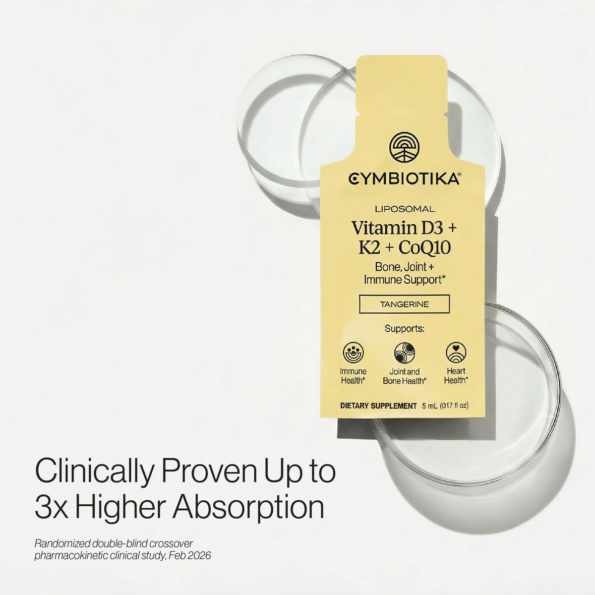 Cymbiotika D3+K2 +CoQ10 — D3+K2 +CoQ10 support