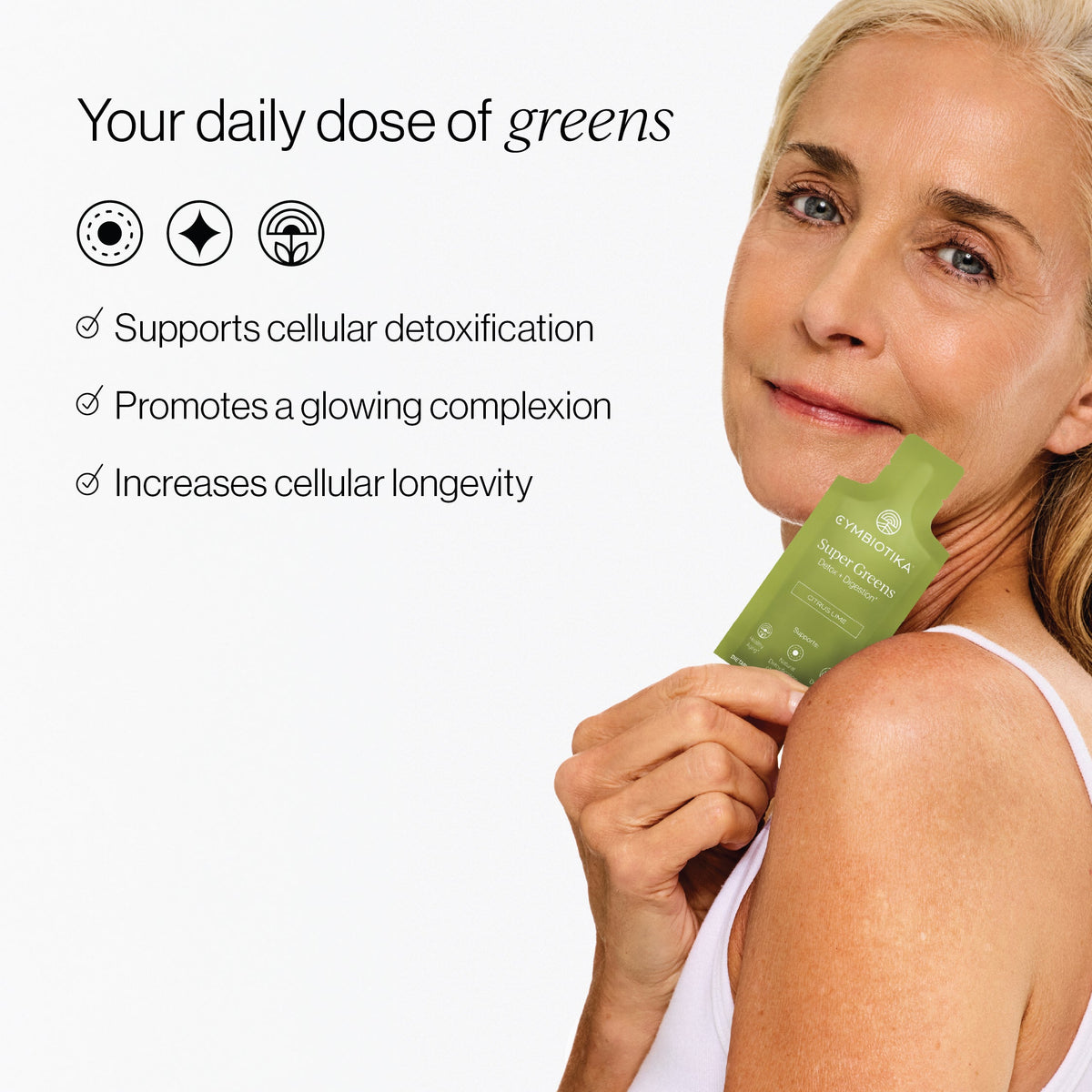 Cymbiotika Super Greens Single Serving — Super Greens Single Serving support