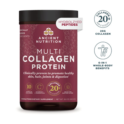 Ancient Nutrition Multi Collagen Protein 24 Serving — Multi Collagen Protein 24 Serving support