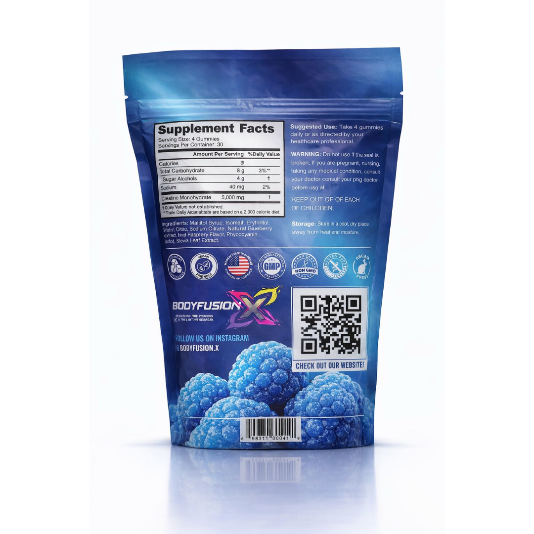 BodyFusion X Creatine Gummies — Creatine Gummies facts