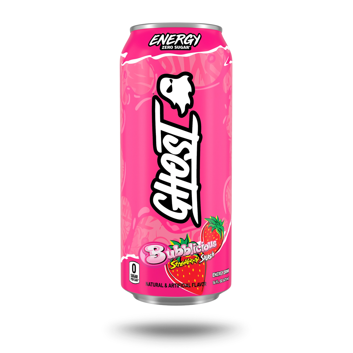 GHOST ENERGY — Strawberry Splash hero