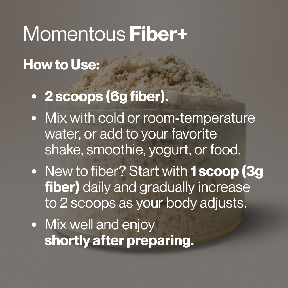 Momentous Fiber+ — Fiber+ support