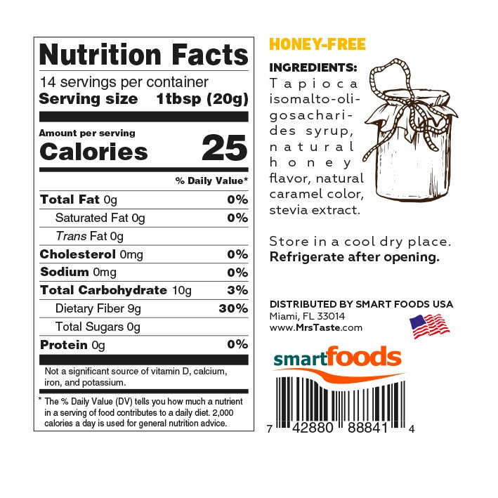 Mrs. Taste Condiments — Honey facts