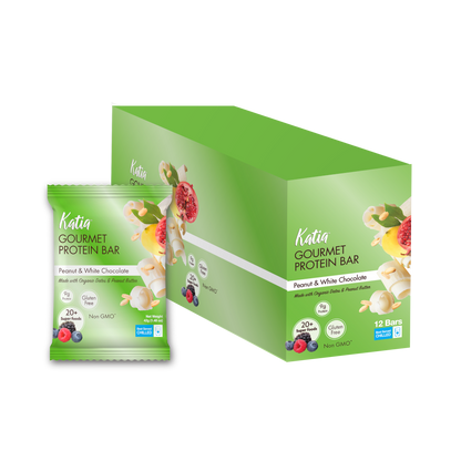 Katia Foods Protein Bar — Peanut White Chocolate support