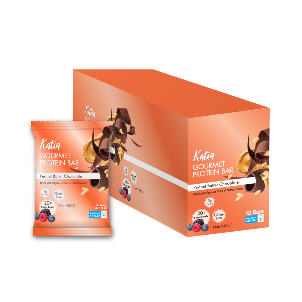 Katia Foods Protein Bar — Peanut Dark Chocolate support