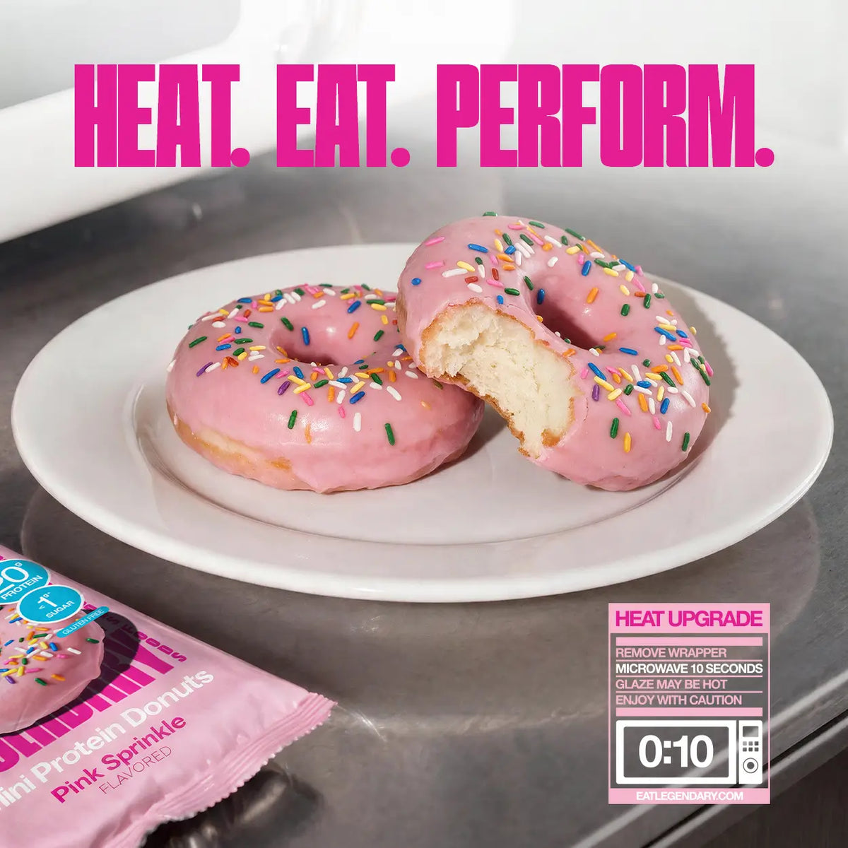 Legendary Foods Protein Donut — Pink Sprinkles support