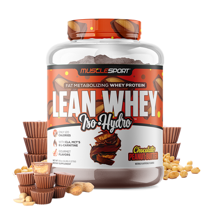MuscleSport Lean Whey — 5lb Chocolate Peanut Butter hero
