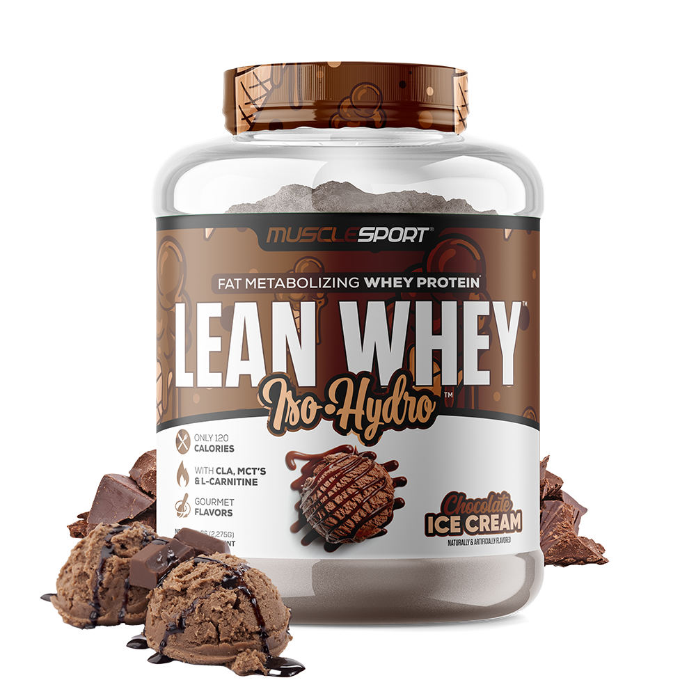 MuscleSport Lean Whey — 5lb Chocolate hero