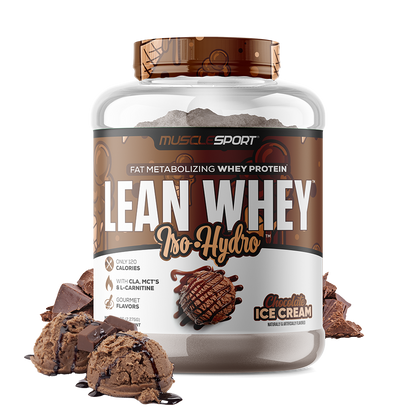 MuscleSport Lean Whey — 5lb Chocolate hero