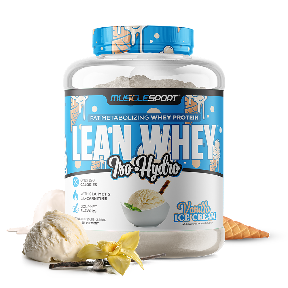 MuscleSport Lean Whey — 5lb Vanilla hero
