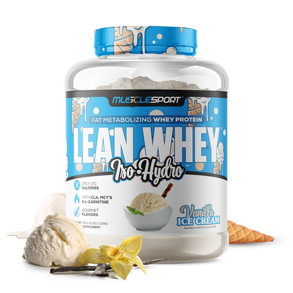 MuscleSport Lean Whey — 5lb Vanilla hero