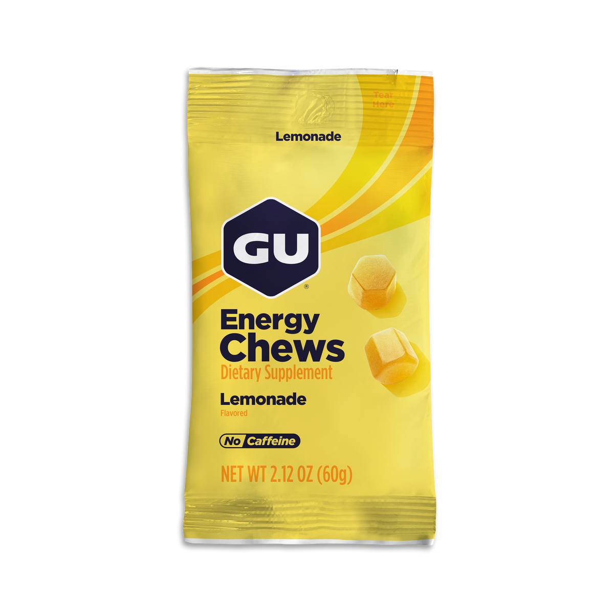GU Energy Labs Energy Chews — Lemonade hero