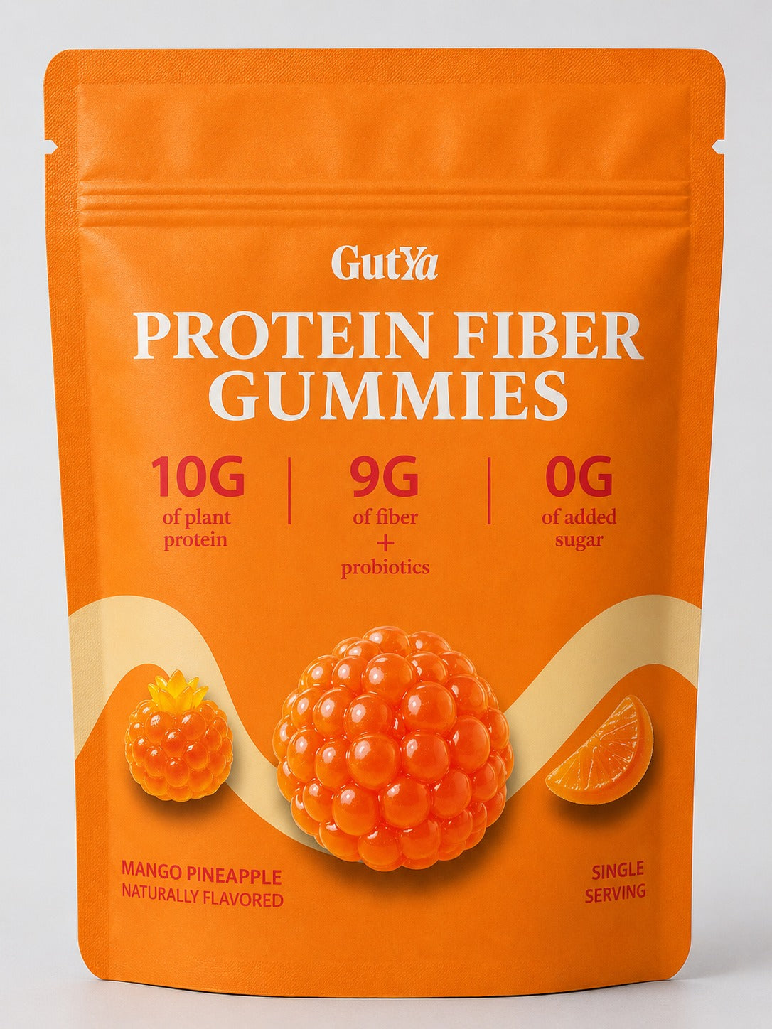 GutYa Protein Fiber Gummies — Single support
