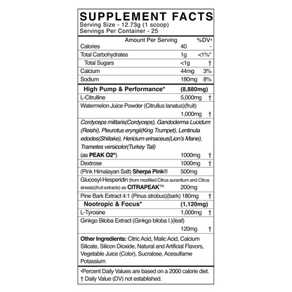 BlackMarket Labs AdreNOlyn Nitric Oxide — Strawberry Lemonade facts