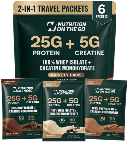 Nutrition On The Go Protein + Creatine — Mixed 6 serving hero