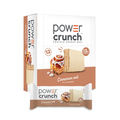 Power Crunch Protein Wafer Bar — Cinnamon Roll hero
