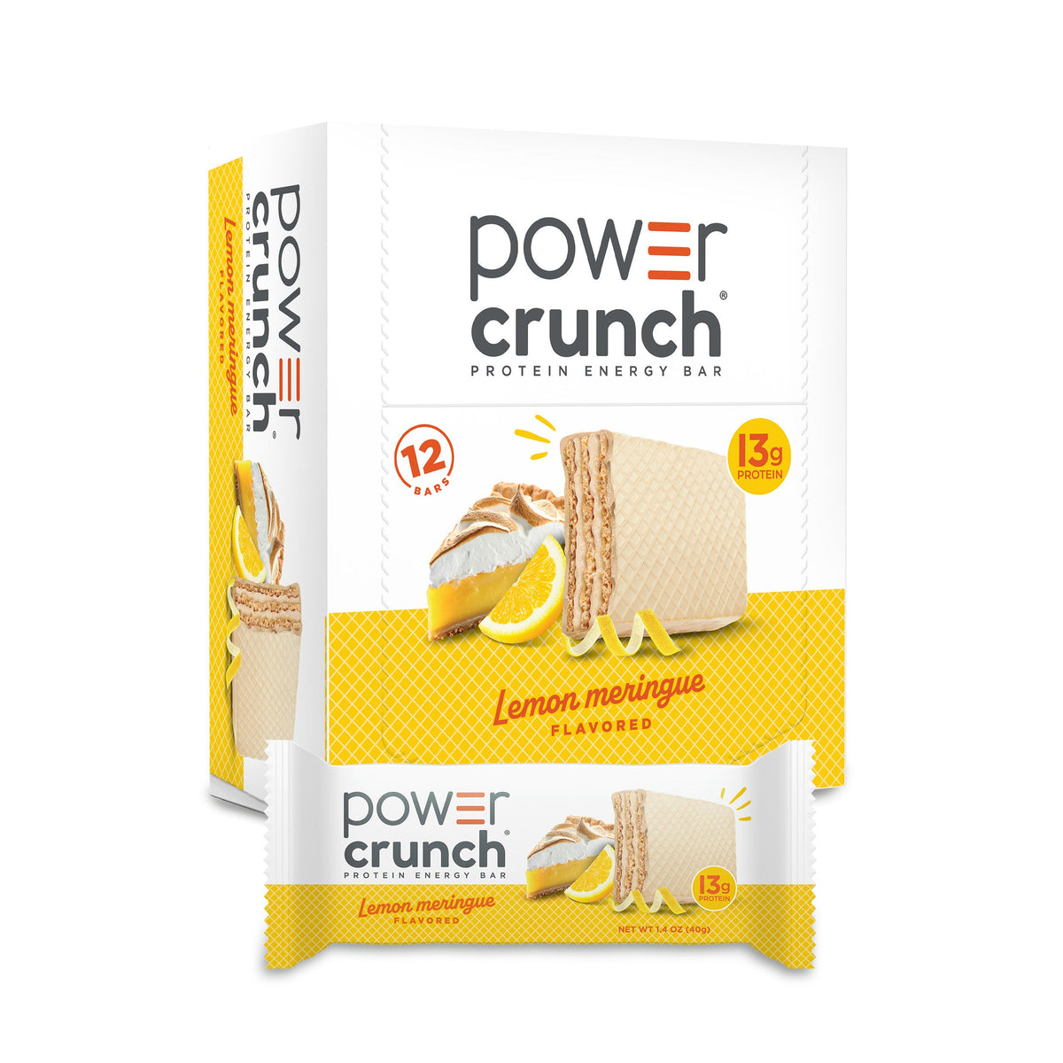 Power Crunch Protein Wafer Bar — Lemon hero