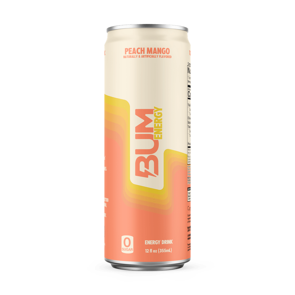 BUM Energy Energy — Peach Mango hero