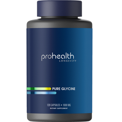 ProHealth Longevity Pure Glycine 1000mg 120 capsules — Pure Glycine 1000mg 120 capsules hero