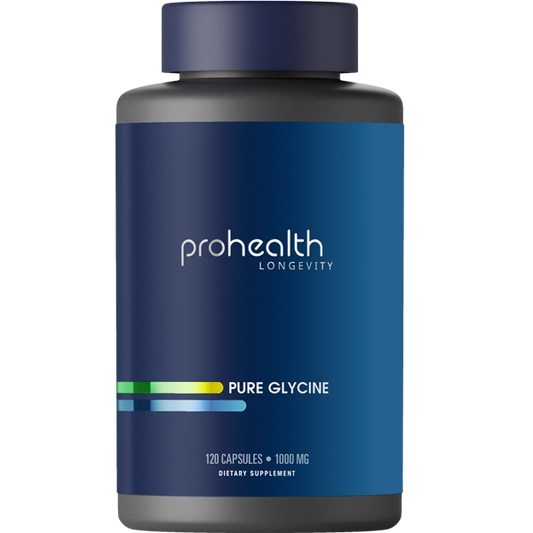 ProHealth Longevity Pure Glycine 1000mg 120 capsules — Pure Glycine 1000mg 120 capsules hero
