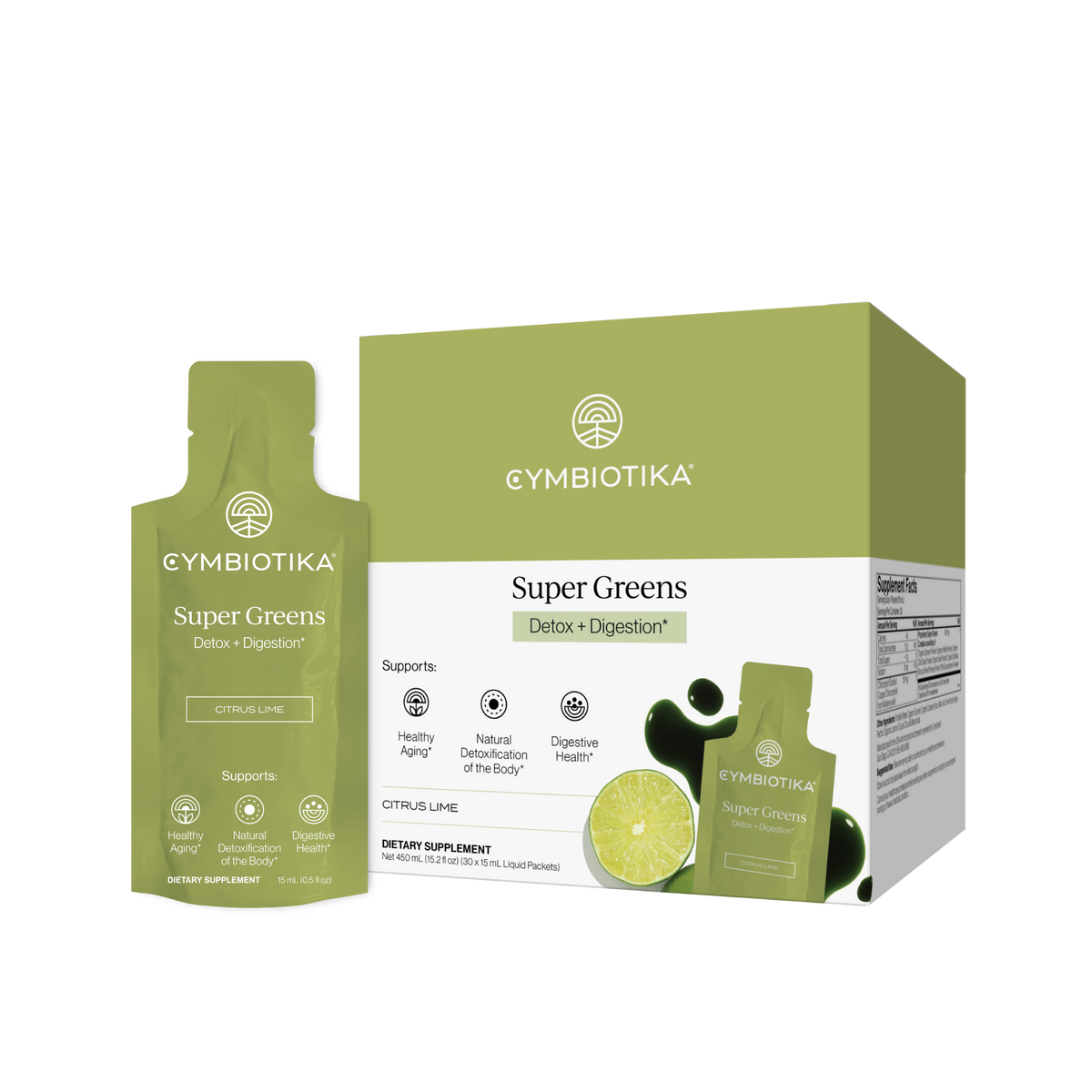 Cymbiotika Super Greens Single Serving — Super Greens Single Serving hero