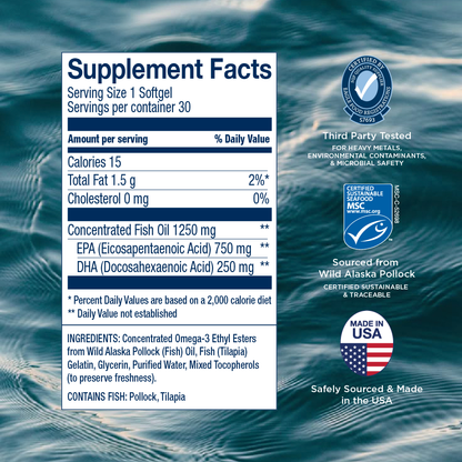 Wiley's Finest Peak EPA — 30ct facts
