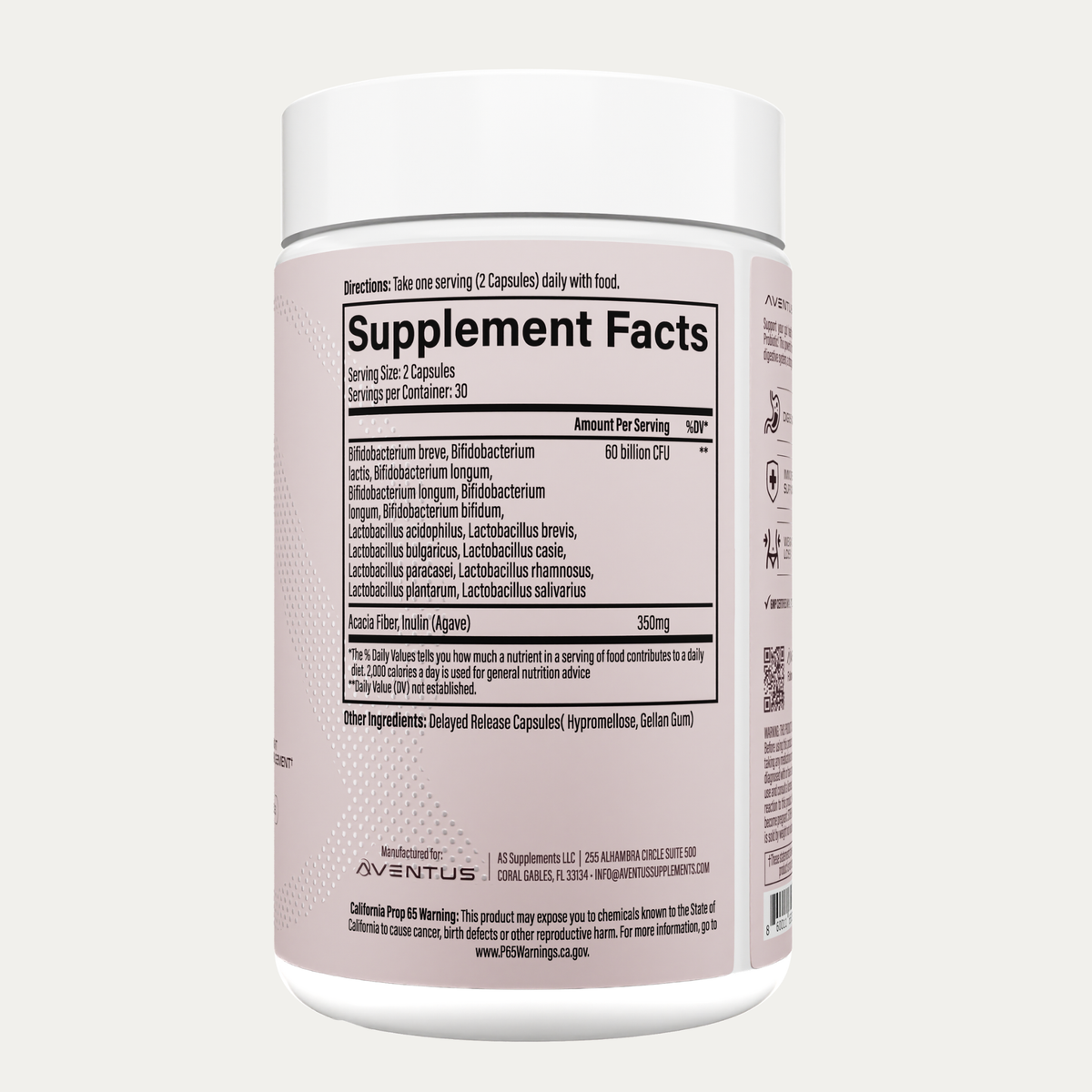 Aventus Women's Probiotic — Women's Probiotic facts