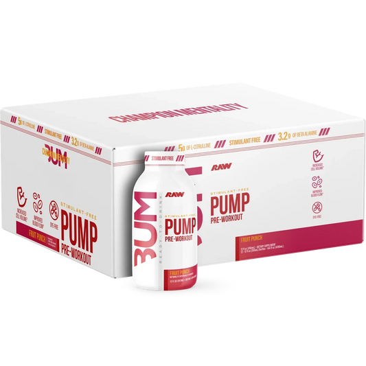 RAW Nutrition PUMP RTD — PUMP RTD hero