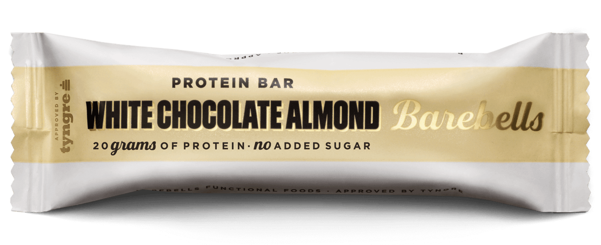 Barebells Protein Bars — White Chocolate Almond front packaging