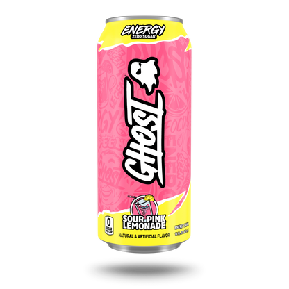 GHOST ENERGY — Sour Pink Lemonade hero